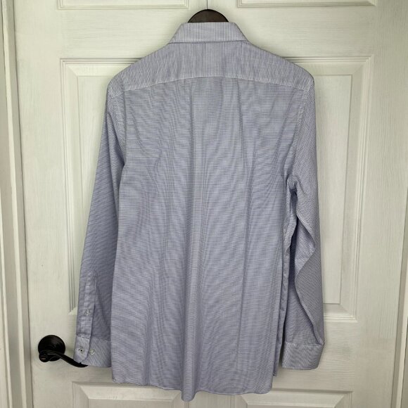 Banana Republic Men Standard-Fit Non-Iron Button-Down Shirt Marfa Blue Medium - Picture 2 of 8